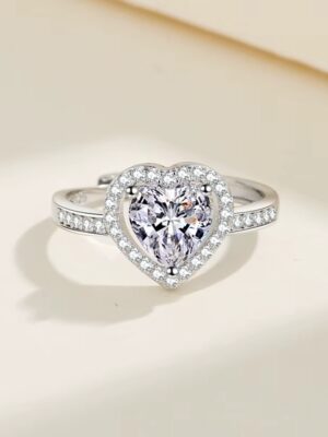 Anillo Coeur d'argent