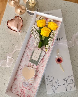 Caja de rosas